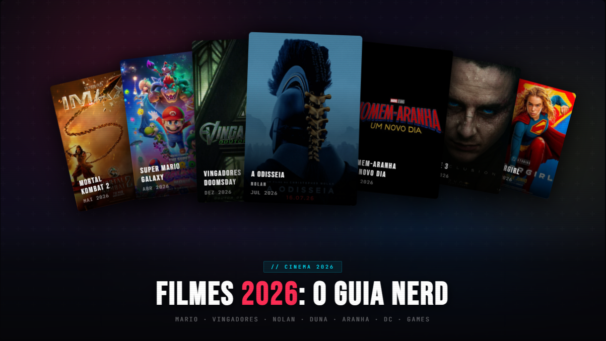 Filmes 2026: o guia nerd dos cinemas este ano